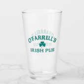 O'Farrell's Ierse Pub Glas (Achterkant)
