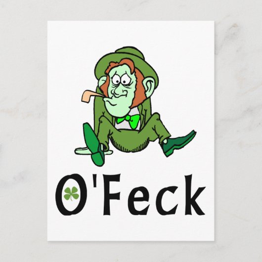 O'Feck Funny Irish Briefkaart (Voorkant)