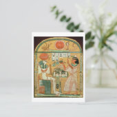 Ofenmut Aangeboden aan Osiris, Stele van Ofenmut v Briefkaart (Staand voorkant)