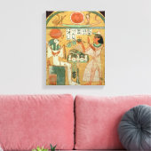 Ofenmut Aangeboden aan Osiris, Stele van Ofenmut v Canvas Afdruk (Insitu (Woonkamer))