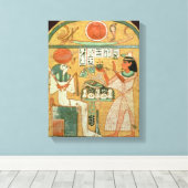 Ofenmut Aangeboden aan Osiris, Stele van Ofenmut v Canvas Afdruk (Insitu (Houten vloer))