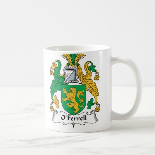 O'Ferrell Family Crest Koffiemok (Rechts)