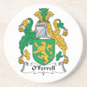 O'Ferrell Family Crest Zandsteen Onderzetter (Voorkant)