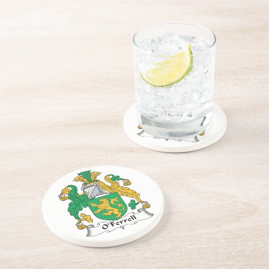 O'Ferrell Family Crest Zandsteen Onderzetter (Zijkant)
