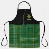 O'Ferrell Irish Shield & Tartan Gepersonaliseerde Schort (Voorkant)