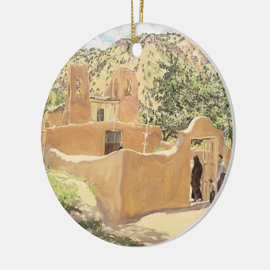 Oferta Para San Esquipula van Walter Ufer Keramisch Ornament (Links)