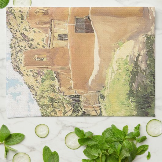 Oferta Para San Esquipula van Walter Ufer Theedoek (Gevouwen)