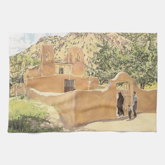 Oferta Para San Esquipula van Walter Ufer Theedoek (Horizontaal)