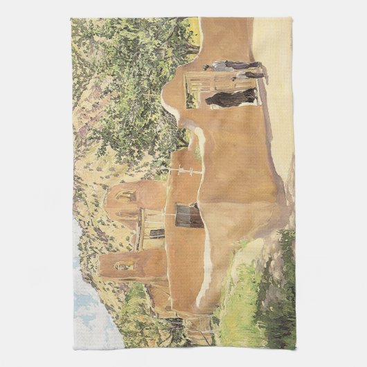 Oferta Para San Esquipula van Walter Ufer Theedoek (Verticaal)