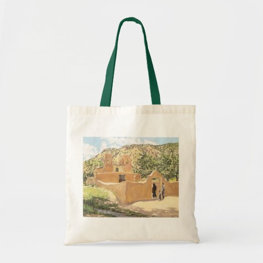 Oferta Voor San Esquipula door Walter Ufer Tote Bag (Voorkant)