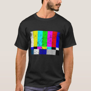  Off Air TV Kleurenbalken Retro TV T-shirt