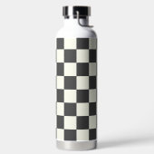 Off Black and Off White Checkerboard Waterfles (Links)