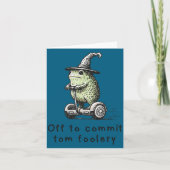 Off Commit Tomfoolery Kikker Tovenaar Kaart (Voorkant)