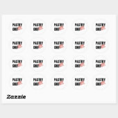 OFF-DUTY BANKETBAKKERSLICHT RONDE STICKER (Vel)