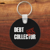 OFF DUTY DEBT COLLECTOR DARK SLEUTELHANGER (Voorkant)