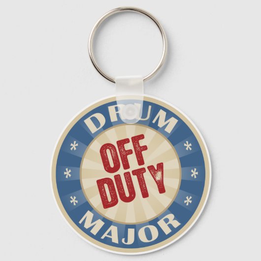 Off Duty Drum Major Sleutelhanger (Voorkant)
