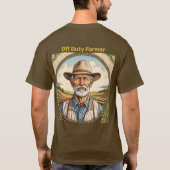 Off Duty Farmer T-shirt (Achterkant)