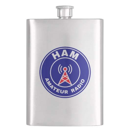Off Duty HAM Radio DX Operator Embleem Flacon (Voorkant)