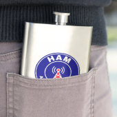 Off Duty HAM Radio DX Operator Embleem Flacon (Voorbeeld)