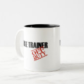 OFF DUTY HORSE TRAINER TWEEKLEURIGE KOFFIEMOK (Voorkant links)
