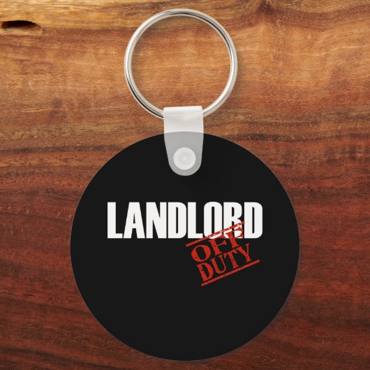 OFF DUTY LANDLORD DARK SLEUTELHANGER (Voorkant)