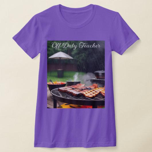 Off-duty leraar Barbecue T-shirt (Laagn)