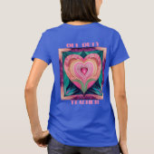 Off-duty leraar hart T-shirt (Achterkant)
