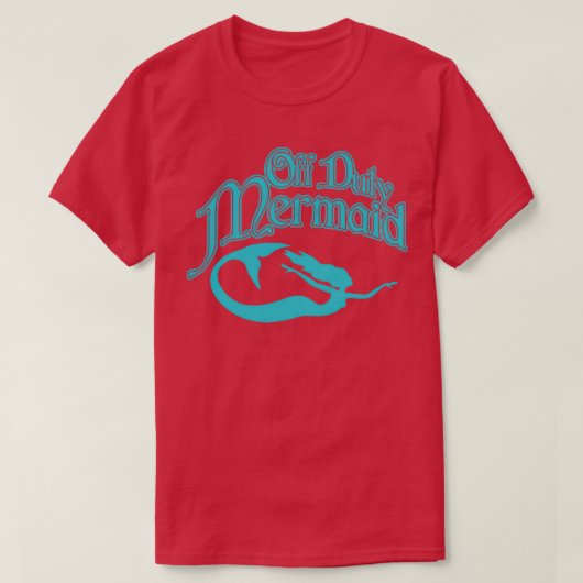 Off Duty Mermaid T-shirt (Design voorkant)