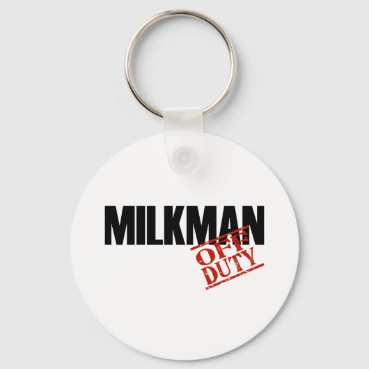 OFF DUTY MILKMAN LIGHT SLEUTELHANGER (Voorkant)