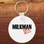 OFF DUTY MILKMAN LIGHT SLEUTELHANGER (Voorkant)