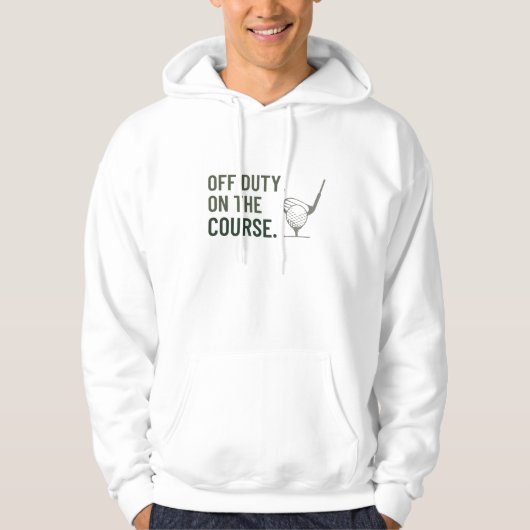 Off Duty. On the Course Hoodie (Voorkant)