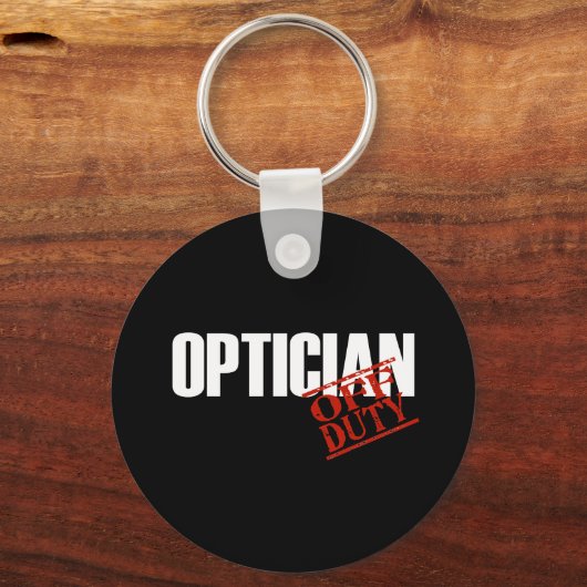 OFF DUTY OPTICIAN DARK SLEUTELHANGER (Voorkant)
