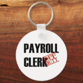 OFF DUTY PAYROLL CLERK LIGHT SLEUTELHANGER (Voorkant)