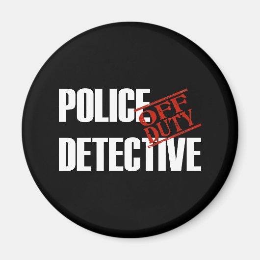 OFF DUTY POLICE DTCTV DARK MAGNEET (Voorkant)