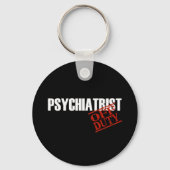 OFF DUTY PSYCHIATRIST DARK SLEUTELHANGER (Voorkant)