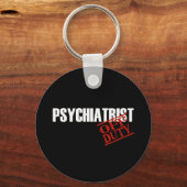 OFF DUTY PSYCHIATRIST DARK SLEUTELHANGER (Voorkant)