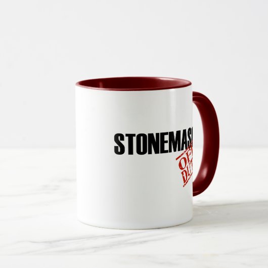 OFF DUTY STONEMASON MOK (Voorkant rechts)