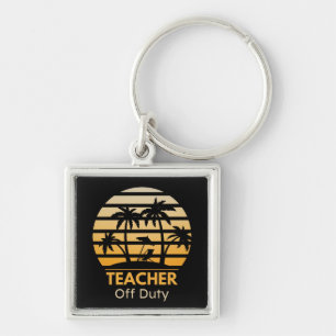 Off Duty Teacher T-Shirt Sleutelhanger