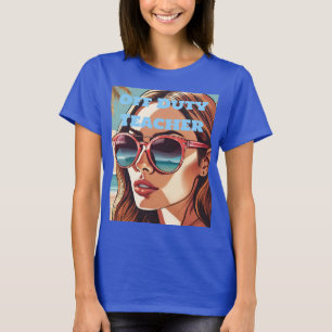 Off Duty Teacher Zonnebril T-shirt