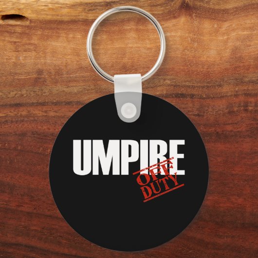 OFF DUTY UMPIRE DARK SLEUTELHANGER (Voorkant)