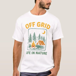 Off Grid – Leven in de Natuur T-shirt