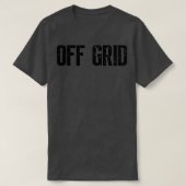Off Grid Lifestyle T-shirt (Design voorkant)