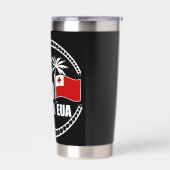 Off Grid Tonga Eua Levensstijl Geïsoleerde Drinkbeker (Links)
