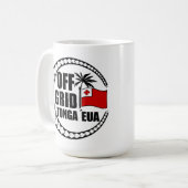 Off Grid Tonga Eua Levensstijl Koffiemok (Voorkant links)