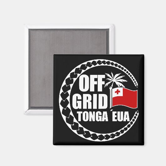 Off Grid Tonga Eua Levensstijl Magneet (Voorkant / Achterkant)