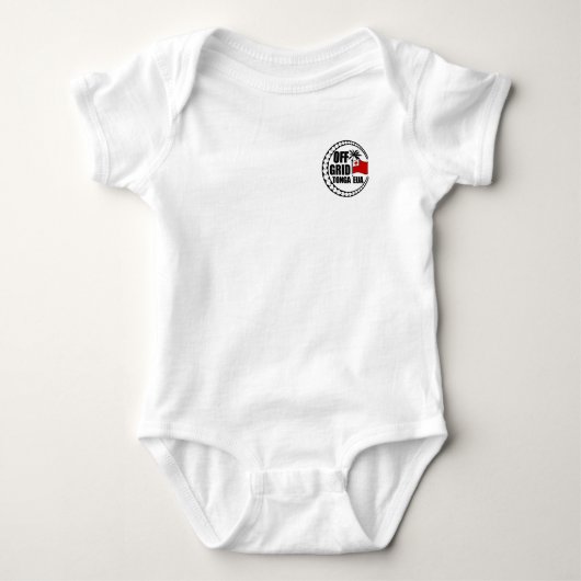 Off Grid Tonga Eua Levensstijl Romper (Voorkant)