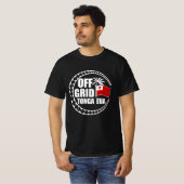 Off Grid Tonga Eua Levensstijl T-shirt (Voorkant volledig)