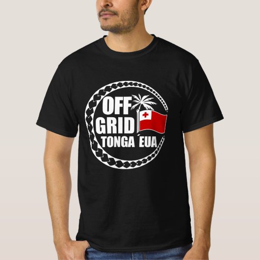 Off Grid Tonga Eua Levensstijl T-shirt (Voorkant)