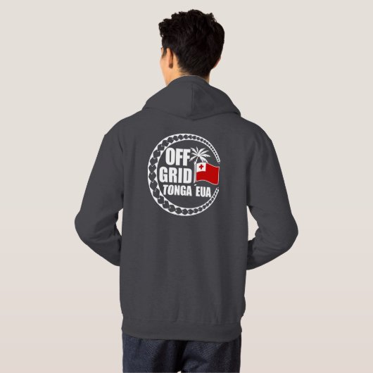 Off Grid Tonga Eua Lifestyle Hoodie (Achterkant volledig)