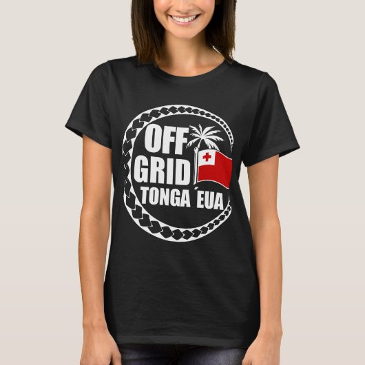 Off Grid Tonga Eua Lifestyle T-shirt (Voorkant)